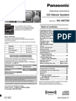 Panasonic SC-AK750 PDF