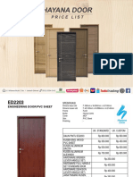 Pricelist Hayana Door