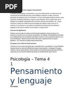 Lenguaje Y Pensamiento