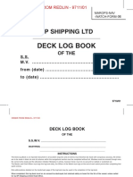 Deck Log Book PDF