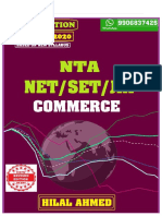 Ugc Net Commerce-2020 by - Hilal Ahmed