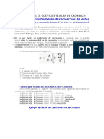 Cómo Calcular El Coeficiente Alfa de Cronbach