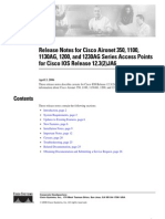 Release Notes For Cisco Aironet 350, 1100, 1130AG, 1200, and 1230AG Series Access Points For Cisco IOS Release 12.3 (2) JA6