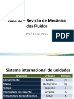 Aula 02 - Revisão de Mecânica Dos Fluidos.