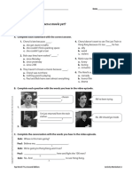 UNIT 02 TV Activity Worksheets PDF