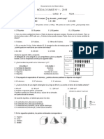 MODULO SIMCE #1 - 2° SEMESTRE - Octavo