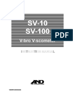 SV - Vibro Viscosimter Instruction Manual PDF