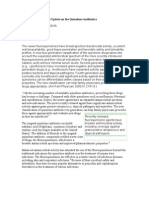 Update Classification of Quinolone Antibiotic