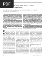 Thrombolytic Therapy For Ischemic Stroke