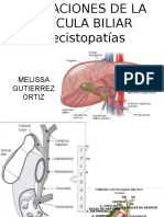 Alteraciones de La Vesícula Biliar