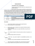 Autoevaluación Potencial Del Liderazgo