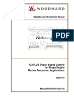 Operation and Calibration Manual. 723PLUS Digital Speed Control For Single Engine Marine Propulsion Applications 8280-419. Manual 02880 (Revision B) PDF