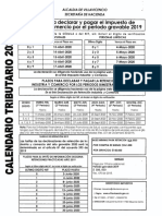 Calendario Tributario 2020