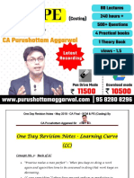 Costing Fasttrack Notes by Purushottam Aggarwal Sir PDF