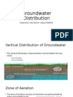 Groundwater Distribution-Groundwater Movement - Springs and Geyser