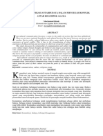 Peran Pola Komunikasi Antarbudaya Dalam Mencegah K PDF