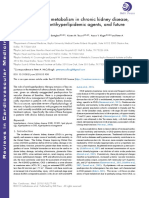 Alteration of Lipid Metabolism in Chronic Kidney Disease, The Role of Novel Antihyperlipidemic Agents, and Future Directions