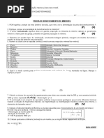 Prova Parcial Tratamento de Minerios Sem - I - 2019