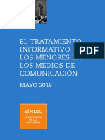 Informe Tratamiento Informativo Menores en Los Medios Comunicacion - Def