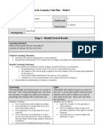 Math 9 Circle Geometry Unit Plan