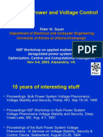Reactive Power and Voltage Control