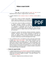 Fiche de Rapport