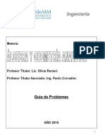 Guia de Ejercicios - Algebra - 2015 1C