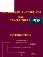 Antioxidants Inhibitors FOR Cancer Therapy