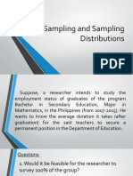 Sampling and Sampling Distributions (Autosaved)