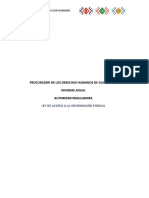 Informe Anual de Situación Del Derecho Humano A La Información Pública 2019