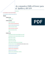 Configuración de Comandos Cliffs of Dover Spitfire y BF PDF