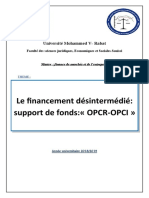 4-Rapport Sur Le Financement Désintermédié - Support de Fonds OPCR, OPCI