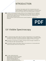 UV Visible Spectros