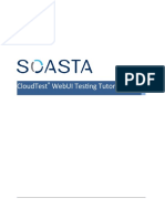 SOASTA CloudTest WebUI Testing Tutorial PDF