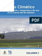 Atlas Climático de Precipitación y Temperatura Del Aire en La Cuenca Del Río Mantaro