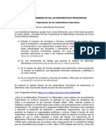 Conceptos Generales de Matemáticas Financiera