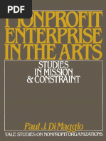 DiMaggio, P Nonprofit Enterprise in The Arts PDF