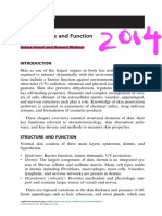 Skin Structure and Function: Applied Dermatotoxicology. DOI: © 2014 Elsevier Inc. All Rights Reserved