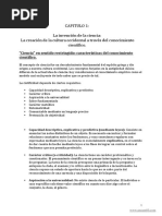 Capitulo 1 La Invencion de La Ciencia La Creacion de La Cultura Occidental A Traves Del Conocimiento Cientifico PDF