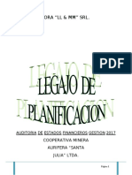 Legajo de Planificacion Cooperativa Minera