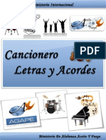 Cancionero Letras y Acordes Iglesia Agape