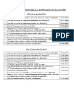 Academic Calender-2010