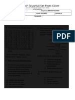 Evaluaciones Etica y Valores Cuarto Periodo