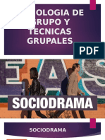 Psicologia de Grupo y Tecnicas Grupales