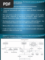 1 Financial System