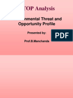 ETOP Analysis: Environmental Threat and Opportunity Profile