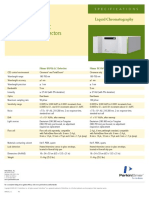 Flexar UVVis LC and UHPLC Detectors Specification S Sheet