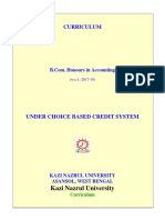 2017-2018 B Com Hons in Accounting CBCS New Curriculum PDF