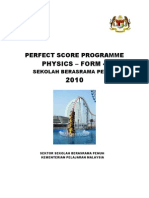 Physics Perfect Score Module Form 4