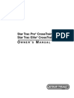 Star Trac Pro Cross Trainer Owners Manual 6130